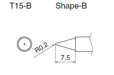 T15-B soldering tip