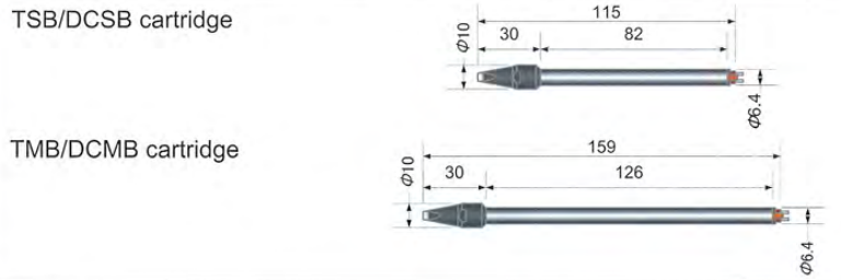 Apollo heat storage type soldering iron cartridge